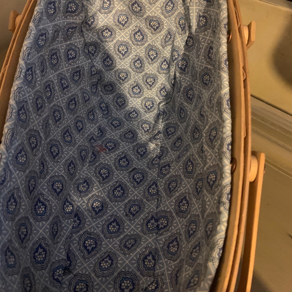 longaberger slanted large  basket